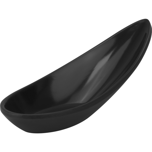 Finger food spoon "Drop" black 18ml