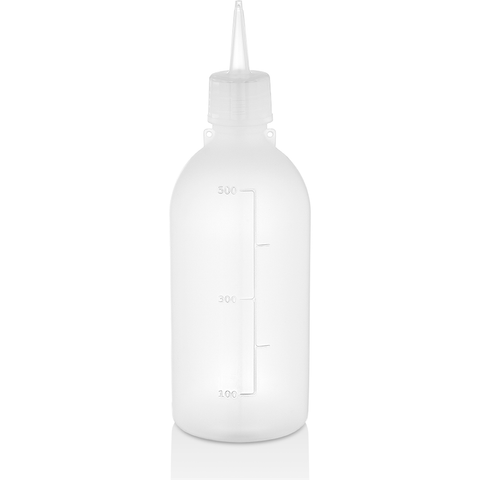 Squeeze bottle dispenser for oil transparent 500ml