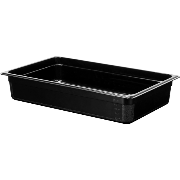 Polypropylene gastronorm storage container GN 1/1 100mm 13 litres