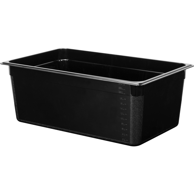 Polypropylene gastronorm storage container GN 1/1 200mm 25.6 litres