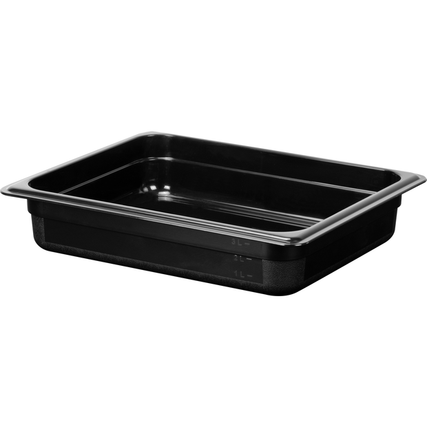 Polypropylene gastronorm storage container GN 1/2 65mm 3.9 litres