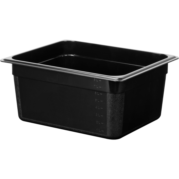 Polypropylene gastronorm storage container GN 1/2 150mm 8.9 litres