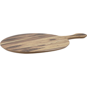 Melamine wood effect pizza board with handle 30cm