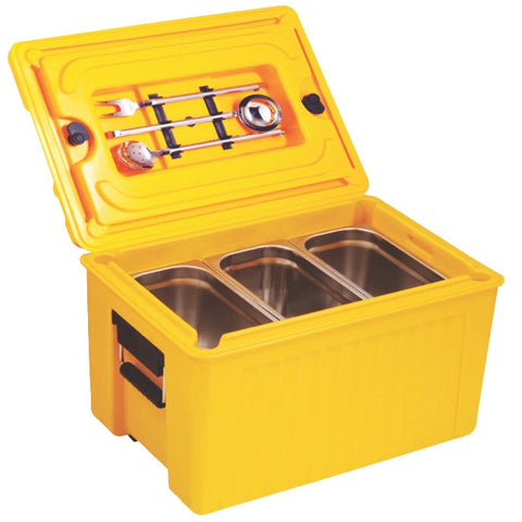 Insulated Thermobox "AVATHERM 300" Yellow 62cm