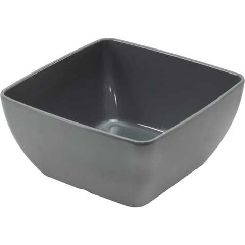 Square bowl "Corona" grey 9x4cm