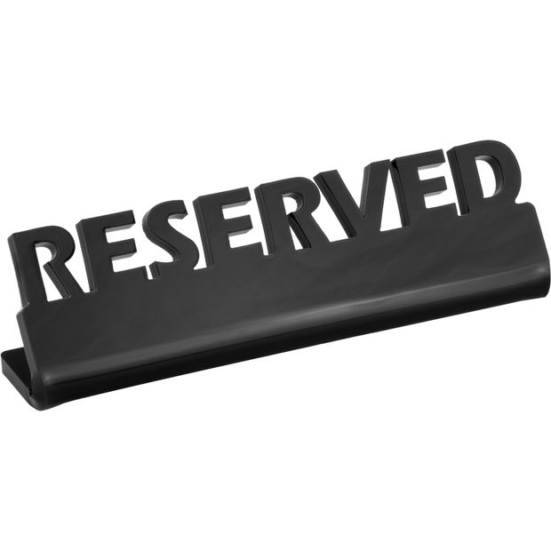 Acrylic label "RESERVED" 13.5cm