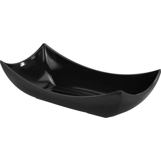 Rectangular melamine bowl "Eco" black 47.5cm