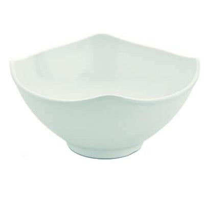 Square melamine bowl "Ida" white 36cm 8 litres