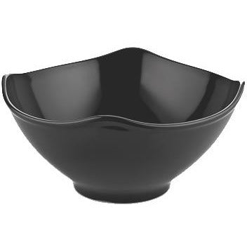 Square melamine bowl "Ida" black 36cm 8 litres