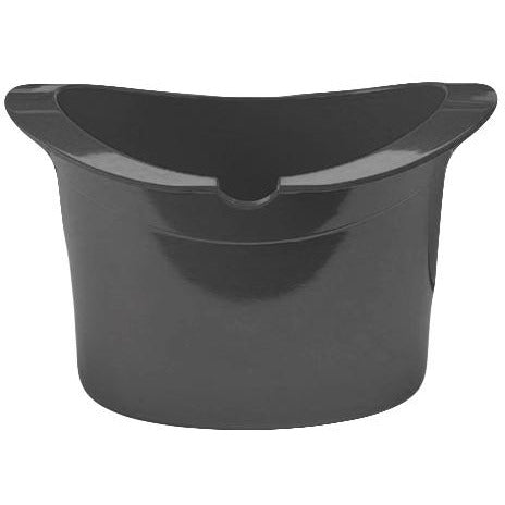 Polycarbonate sauce bowl black 24cm