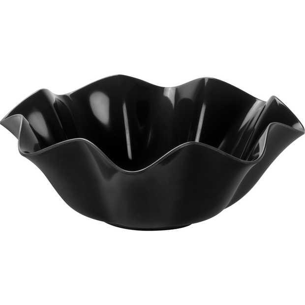 Melamine bowl "Rosa" black 35cm 4.1 litres