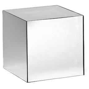 Mirror cube display stand 15x15cm