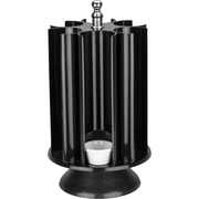 Acrylic rotating stand for ramekins black 46cm