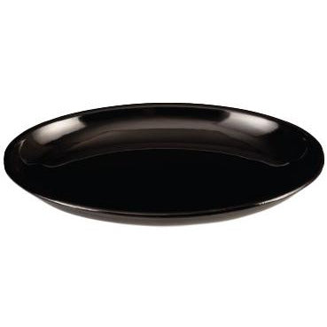 Melamine oval platter 44.5cm Black