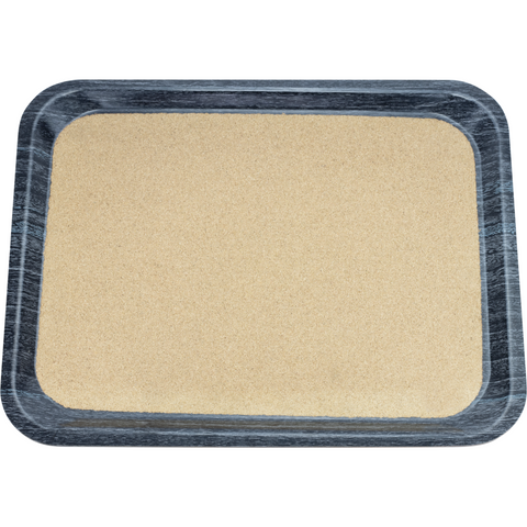 Rectangular laminated tray with cork surface "Granite" 46сm