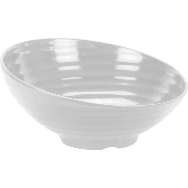 Round melamine bowl "Venus" white 33сm 3.1 litres