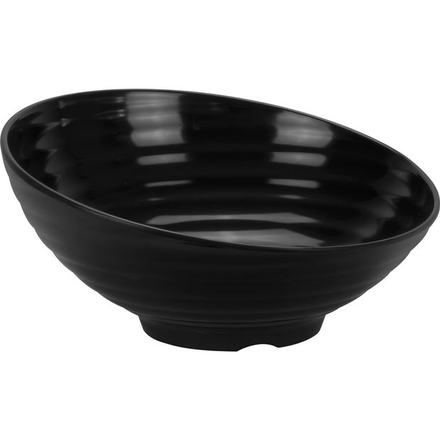 Round melamine bowl "Venus" black 33cm 3.1 litres