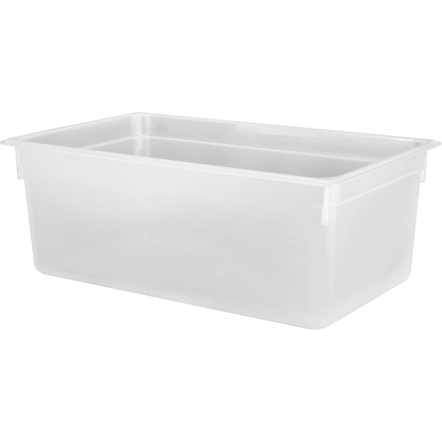 Polypropylene gastronorm storage container GN 1/1 200mm 25.6 litres