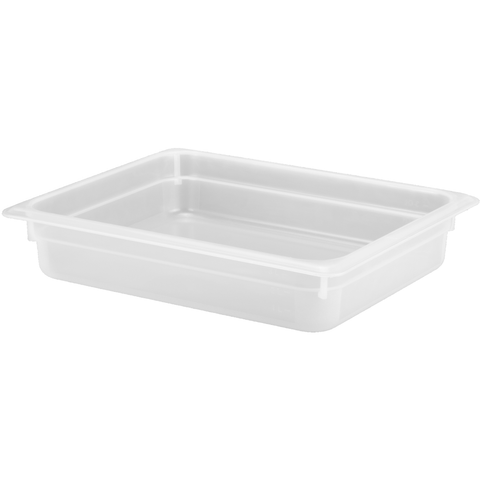 Polypropylene gastronorm storage container GN 1/2 65mm 3.9 litres