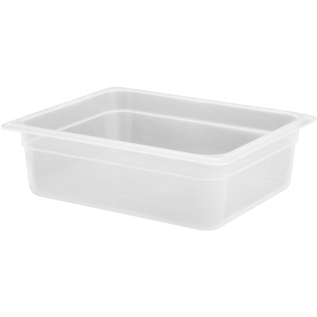 Polypropylene gastronorm storage container GN 1/2 100mm 5.9 litres