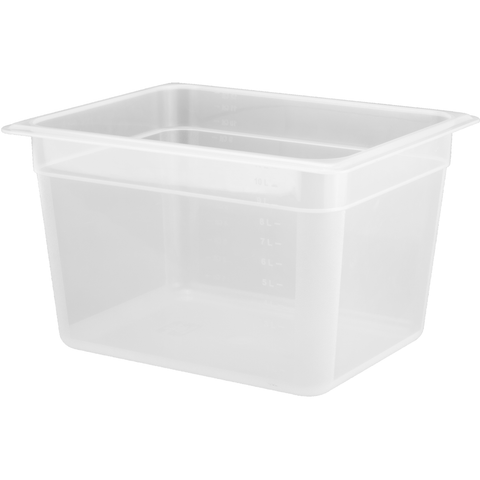 Polypropylene gastronorm storage container GN 1/2 200mm 11.7 litres