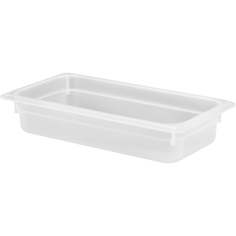 Polypropylene gastronorm storage container GN 1/3 65mm 2.4 litres