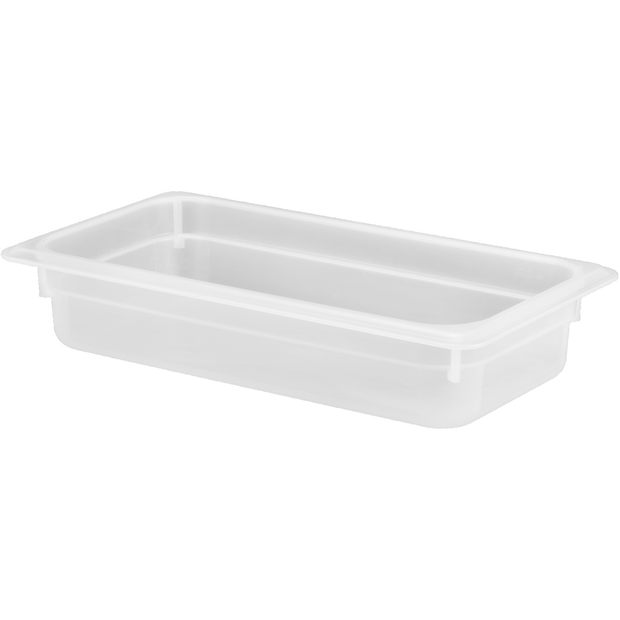 Polypropylene gastronorm storage container GN 1/3 65mm 2.4 litres