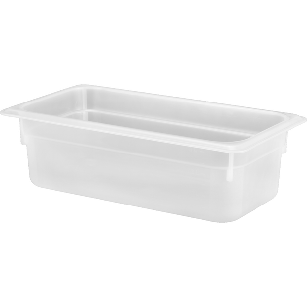 Polypropylene gastronorm storage container GN 1/3 100mm 3.6 litres