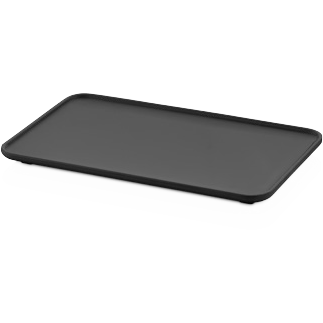 Serving platter black GN 1/4 26.5cm