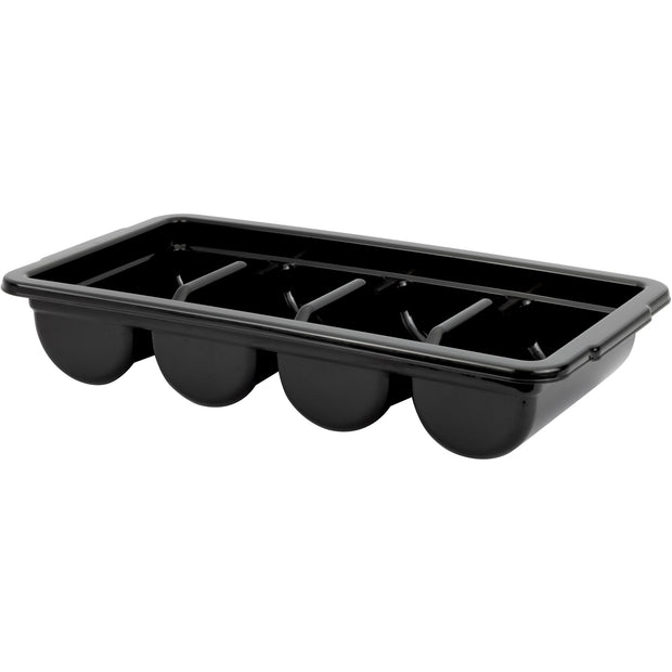 Polypropylene cutlery rack with four compartments