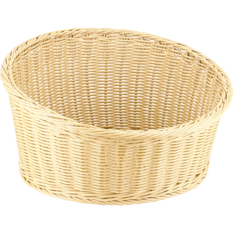 Round waterproof bread basket natural 36cm
