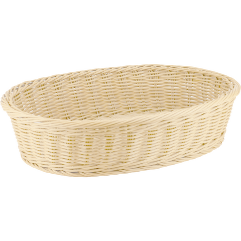 Oval waterproof bread basket natural 48cm