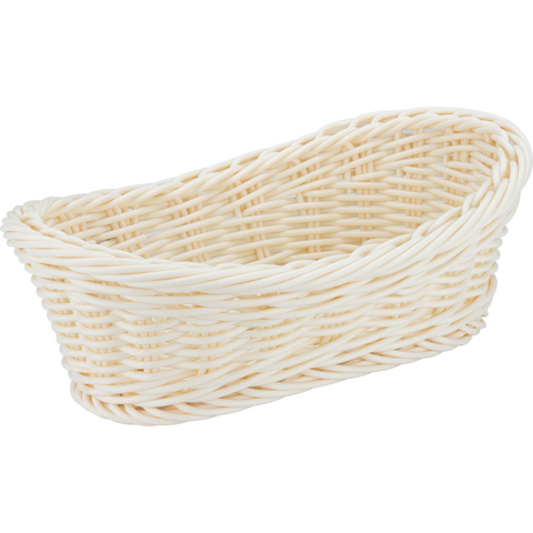 Oval waterproof bread basket natural 25cm