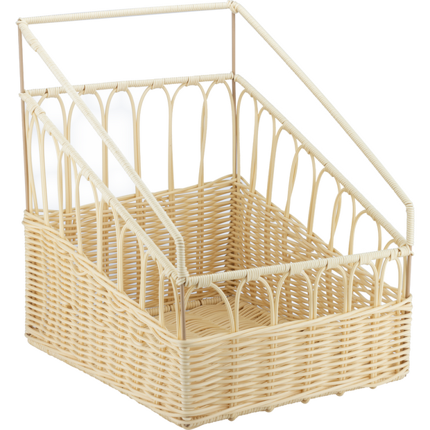 Rectangular waterproof bread basket for baguettes natural 36cm