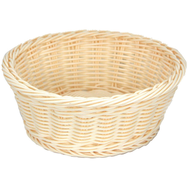 Round waterproof bread basket natural 23cm