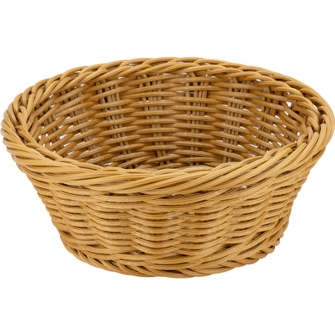 Round waterproof bread basket brown 20.5cm