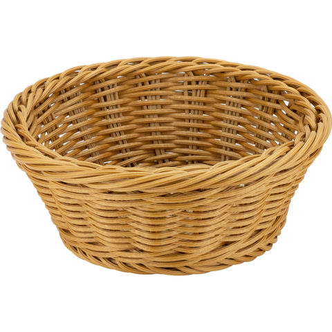 Round waterproof bread basket brown 18.5cm