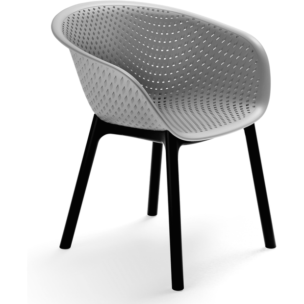 Chair "Havana" light grey 74cm