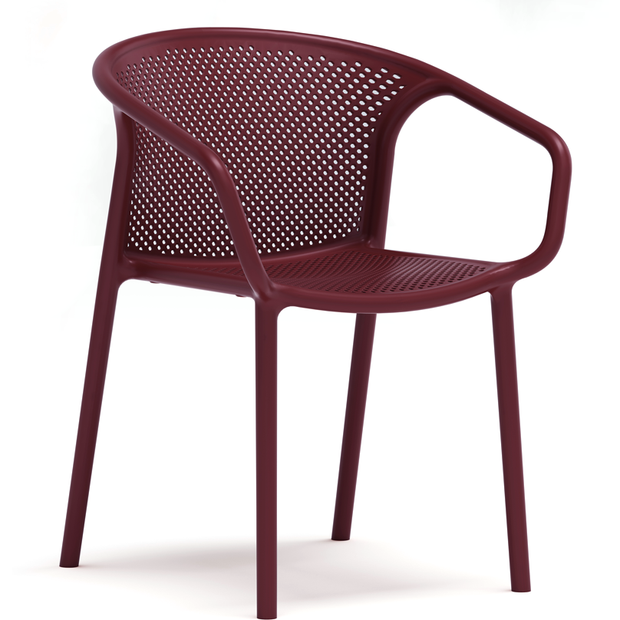 Chair "Chicago" red wine 77cm