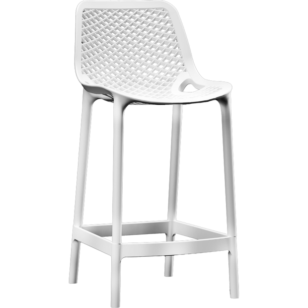 Bar chair "London" white 105cm