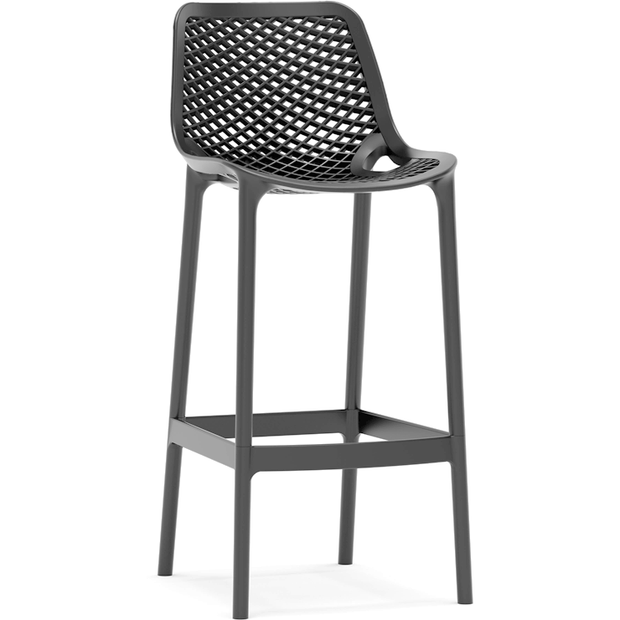 Bar chair "London" dark grey 105cm