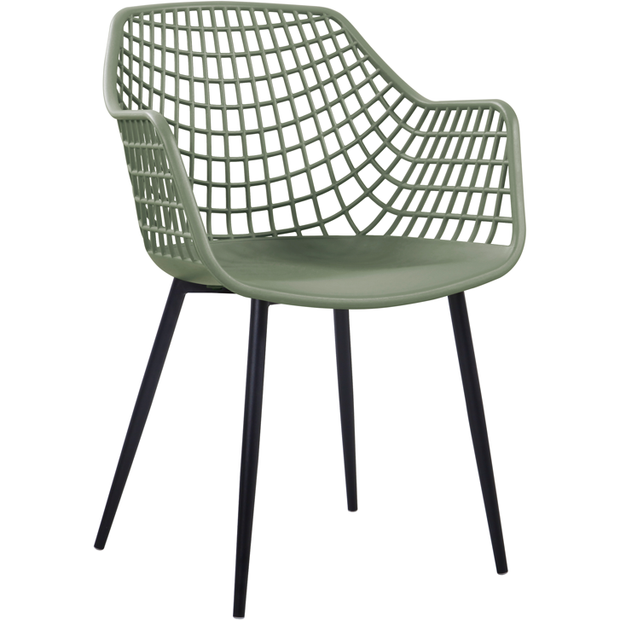 Chair "Tokyo" green/black 84cm