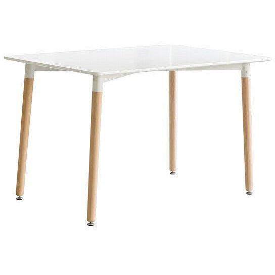 Rectangular table "Oslo" white 120cm