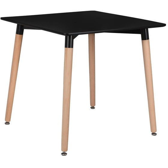 Square table "Oslo" black 80cm