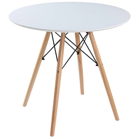 Round table "Oslo" white 80cm