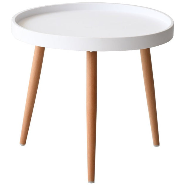 Round side table "Oslo" white 50cm