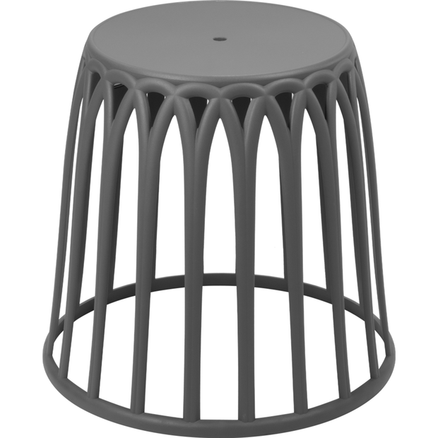 Side table "Cabo" grey 45x44cm