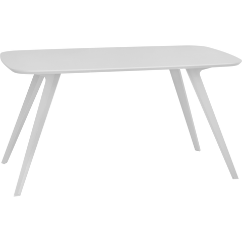 Rectangular table "Portland" white 140x80cm