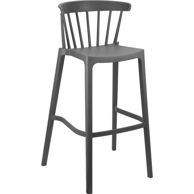 Bar chair "Aspen" grey 103cm