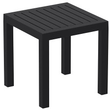 Square coffee table black "Ocean" 45cm